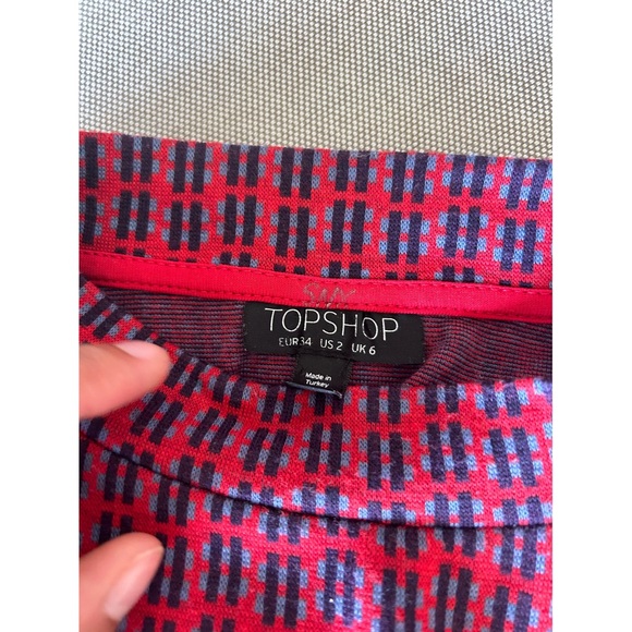 Topshop Red BodyCon Dress - Picture 9 of 9